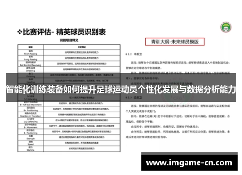 智能化训练装备如何提升足球运动员个性化发展与数据分析能力